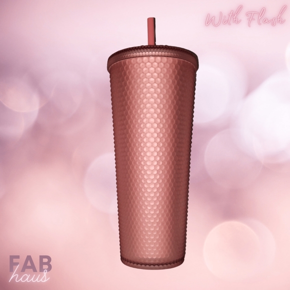 Starbucks | Venti Valentine's Soft Touch Studded Tumbler in Pink Lemonade 2022 - Picture 5 of 13
